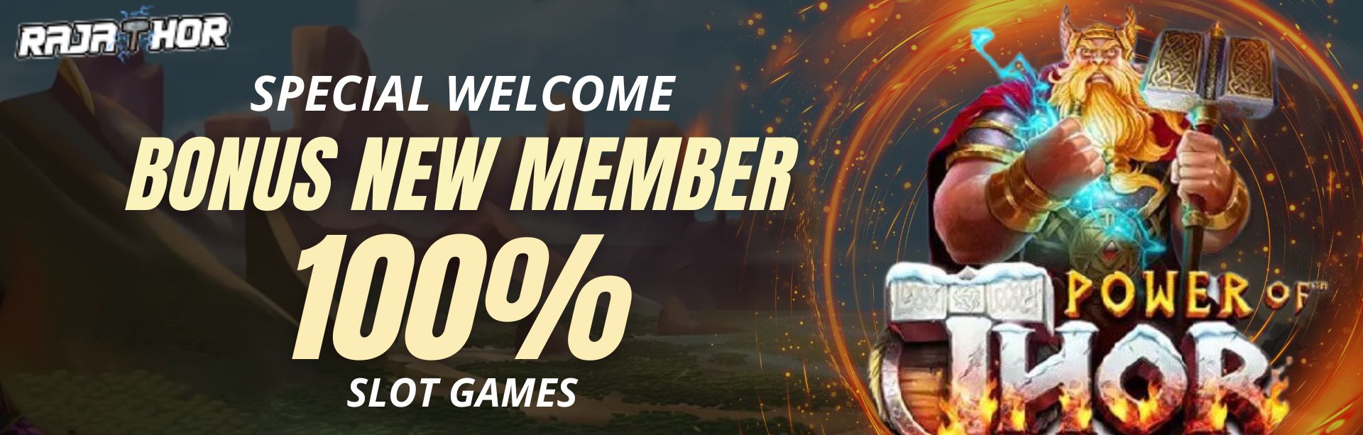 new member slot bonus 100